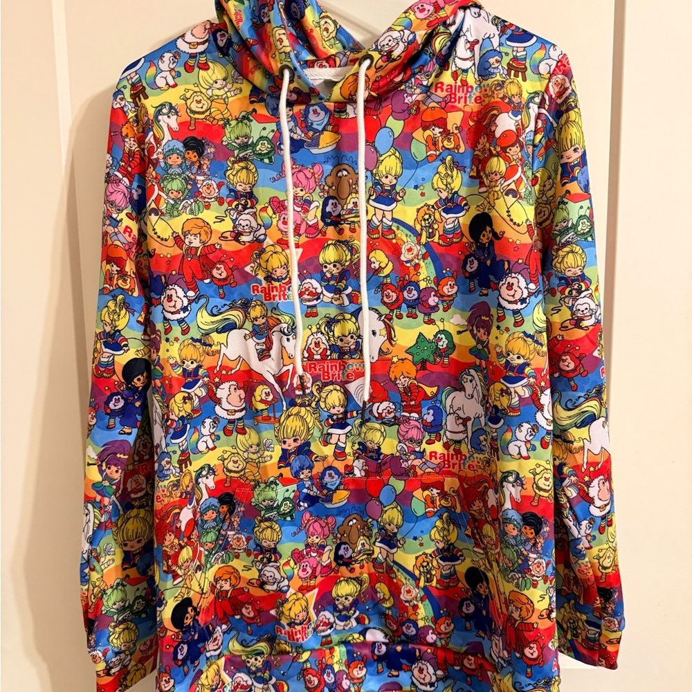 All over print  rainbow brite Cartoon Hoodie